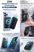 Product Title  20W Magnetic Wireless Power Bank – 10000mAh Fast Charging