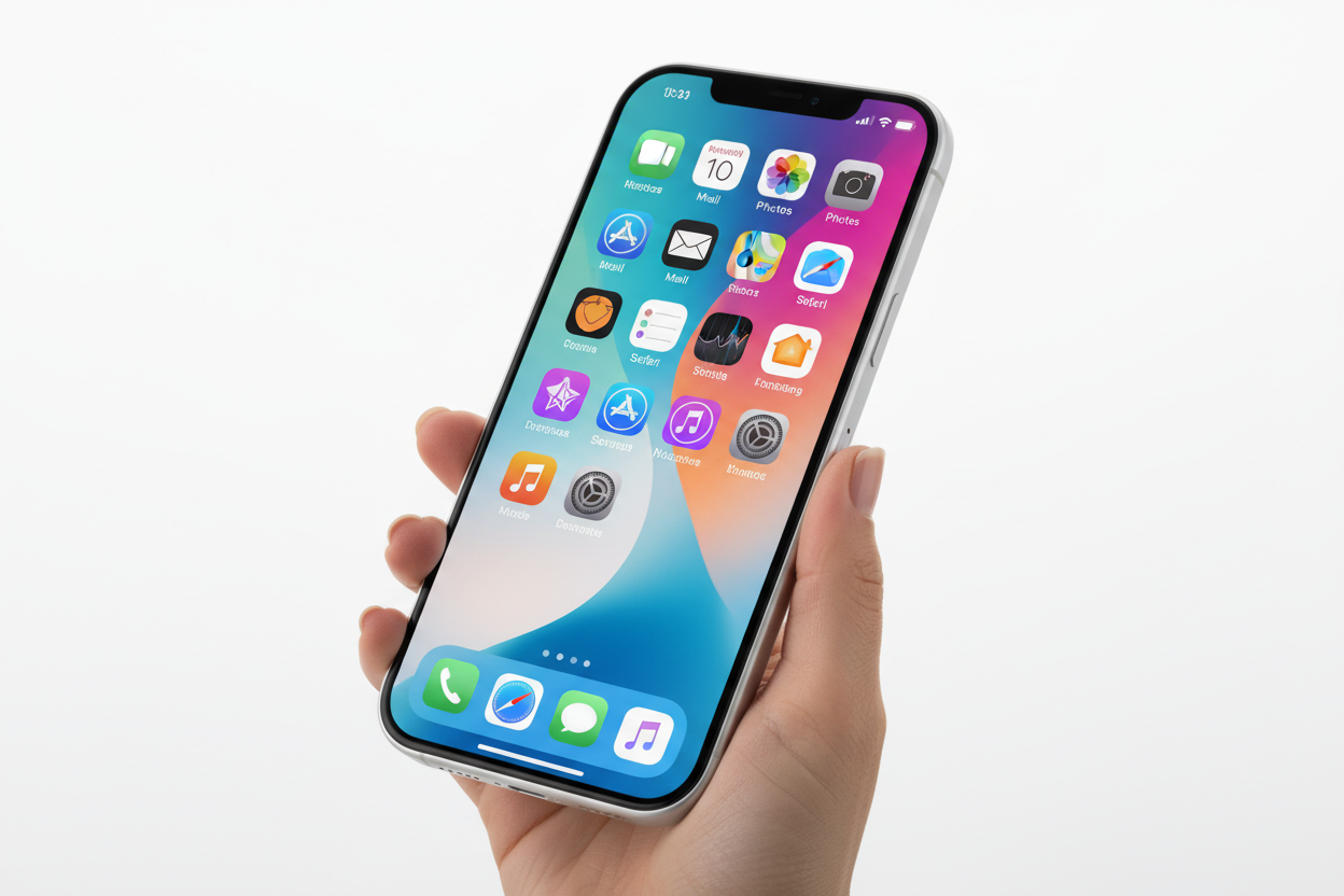 iPhone 16 White Display