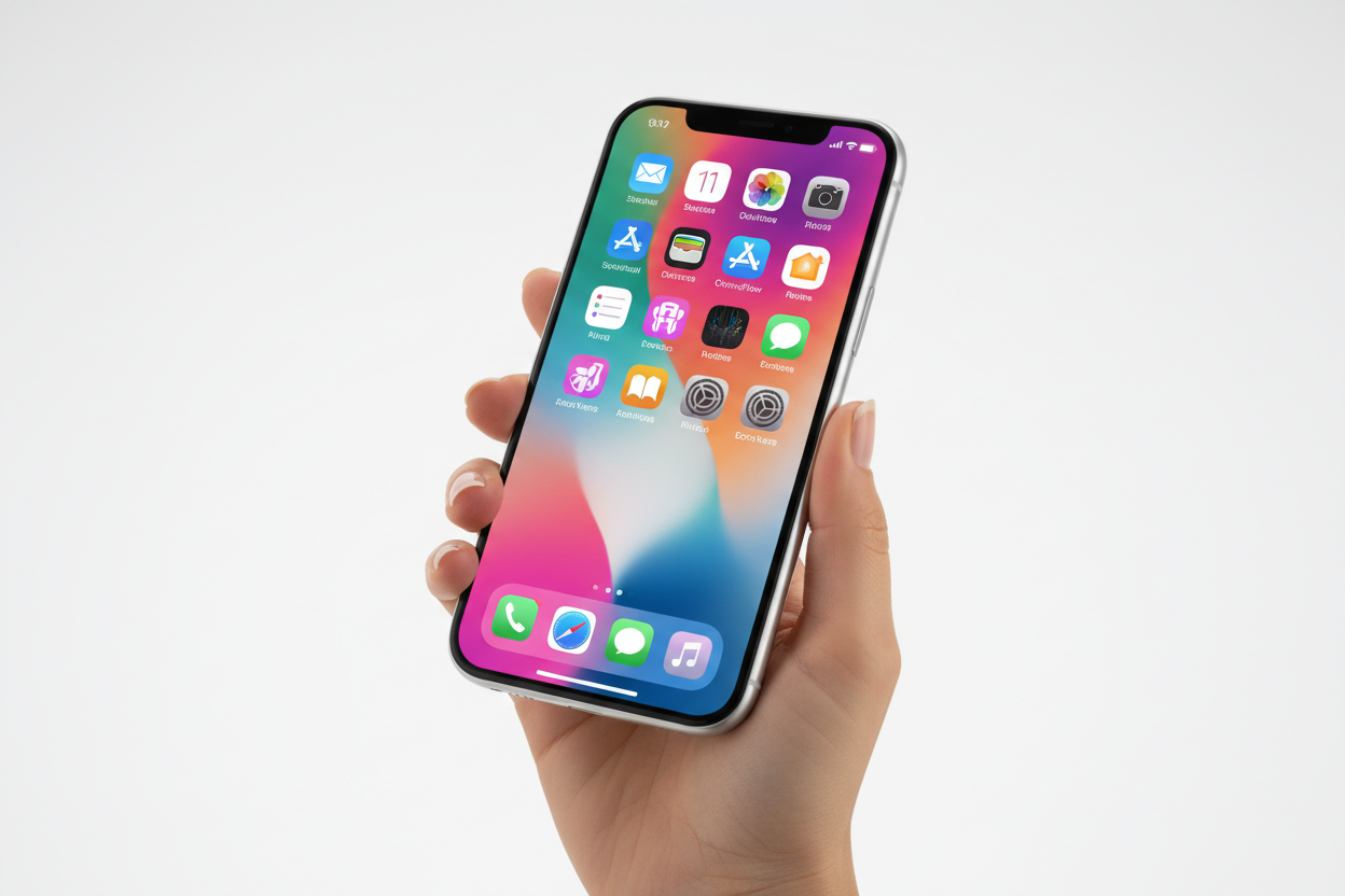 iPhone 17 White Display